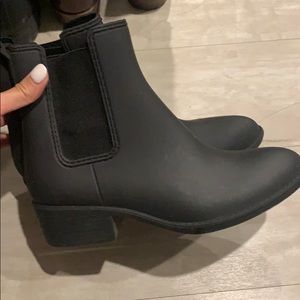 Jeffrey Campbell Black Rain Boots